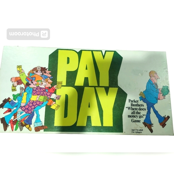 Vintage 1975 Parker Brothers Payday Pay Day Board Game Incomplete - Picture 1 of 3